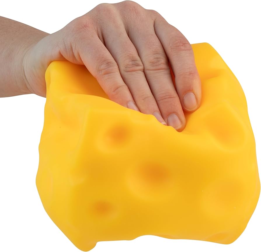 Cheese Block Squishy angle 3